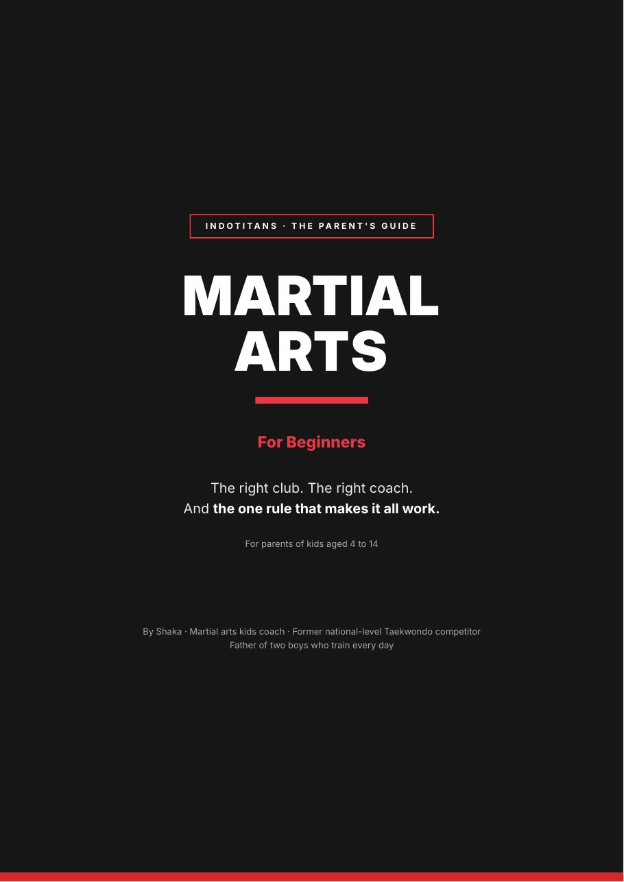 INDOTITANS martial arts for beginners ebook training program